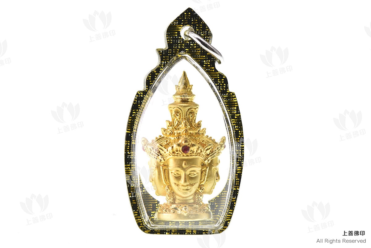 瑪哈蘇拉薩 - 2560法會 如願四面神首, 鍍金版