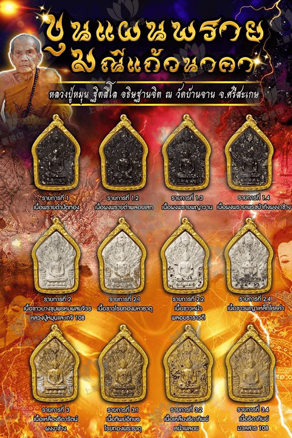 龍婆滿廟 - 2565法會 七龍坤平Prai Kaew Manee Naka