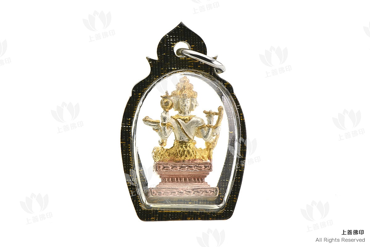 龍婆Key - 2549 四面神小立尊, 背面圖 (大模)