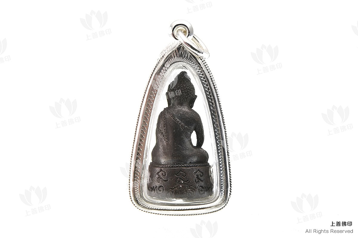 龍婆格閃 - 2527 祝禧藥師佛 (你好藥師佛), 細模 背面圖
