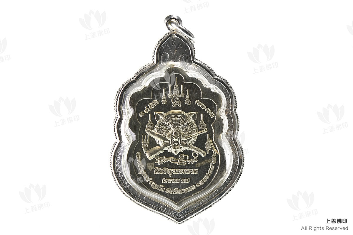 龍婆術朴 - 2563 寫瑪老虎自身, 阿帕家版, 背面圖