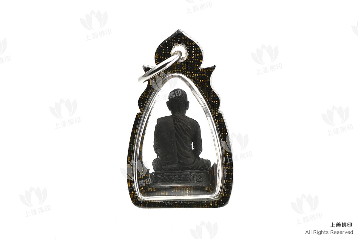 龍婆再 - 2537 清債興旺自身小立尊, 背面圖
