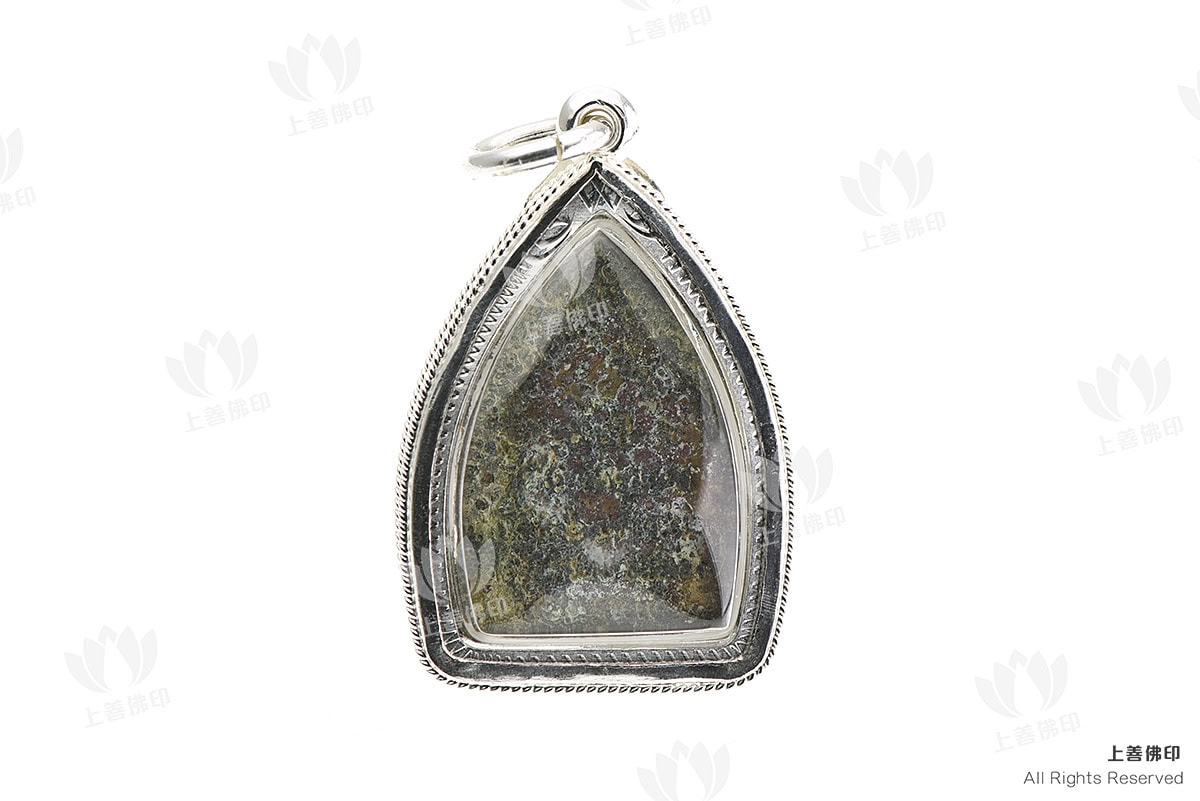 龍婆再 - 2536 第一期座山佛 (周所佛), 背面圖